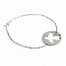 Bracelet argent motif oiseau