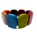 Bracelet en Tagua multicolore