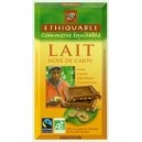 Chocolat Lait au Noix de cajou BIO