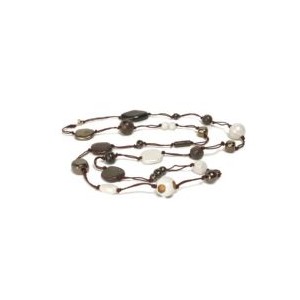 Collier Savannah 120cm Oyster