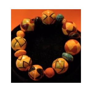 Collier Terracotta ocre 