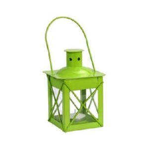 Lanterne de table couleur vert pomme