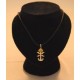 Pendentif Précolombien sur lacet de cuir