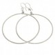 Boucles d'oreilles créoles en argent 925‰.