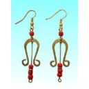 Boucles d'oreilles Lyre